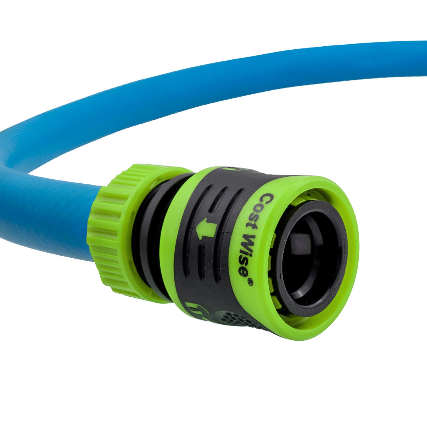Cost Wise Click & Lock Hose Connector 1/2" green with black seal ring