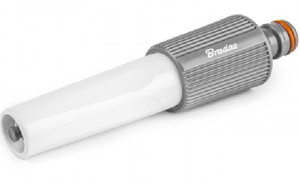 Water Lance WL end cap with two outlet holes, white insert and orange collar