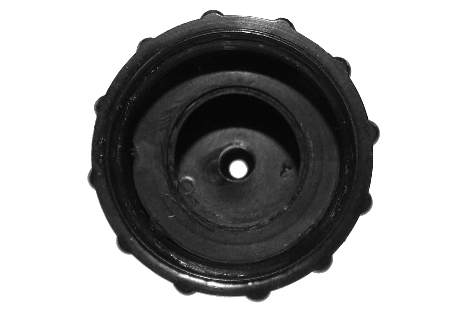 Black rubber seal seat for tap connector, circular inlet