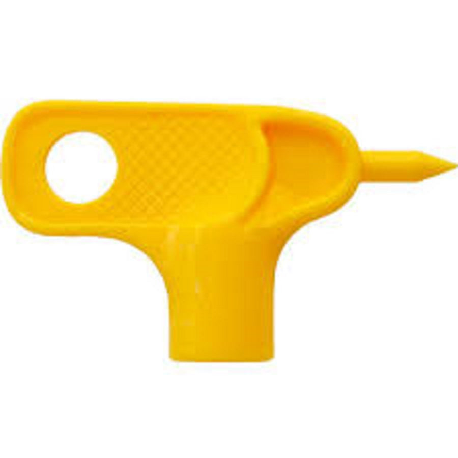 Antelco Key Punch™ yellow plastic key hole punch tool