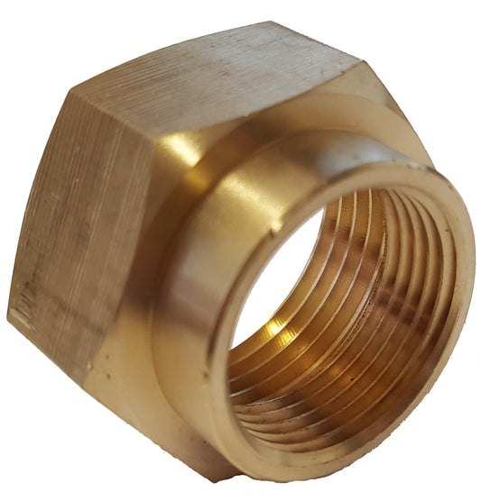 Brass reducing socket 1" to 3/4" BSPF with external male thread