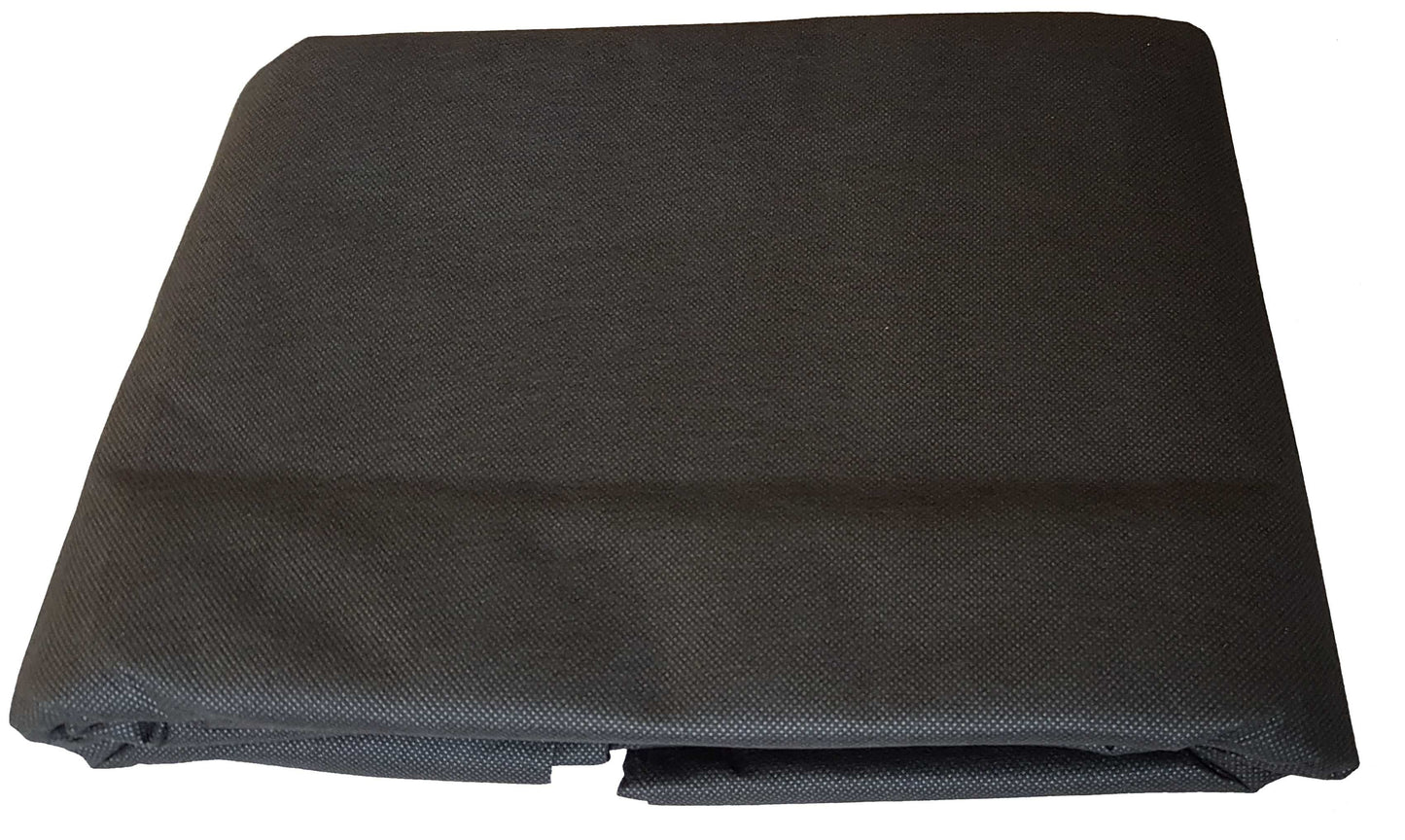Folded non-woven weed membrane fabric sheet, 1.6m x 10m, dark