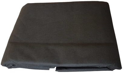 Folded non-woven weed membrane sheet, dark anti-weed fabric with secured edge