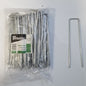 Weed mat metal hold down pegs, galvanized, 30mm x 150mm (pack of 100)