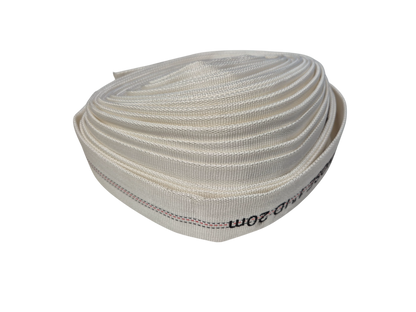 Lay Flat 2" Lined Schlauchrolle, gewebte Textur, 8–24 BAR, beidseitige Kanten