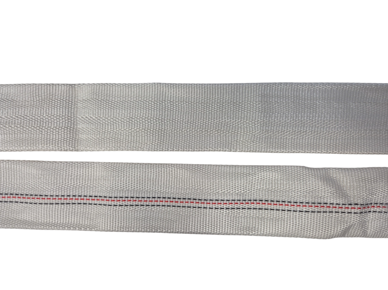 Lay Flat 2" Lined Schlauch, Nahaufnahme Naht und glatte gewebte Oberfläche