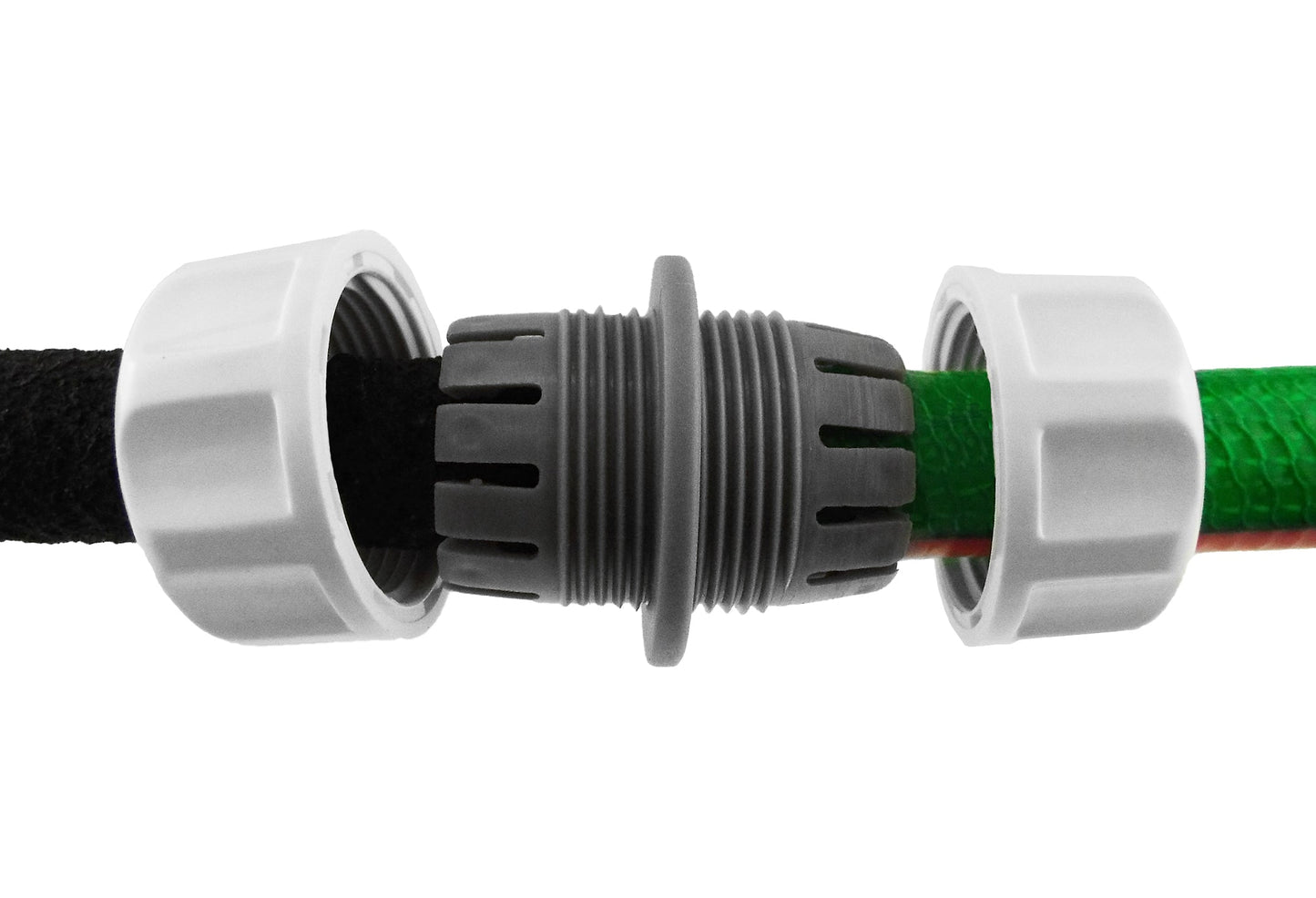 Hose Mender 1/2" WL Verbindung zwischen Schlauchenden, zentrale Riffelung