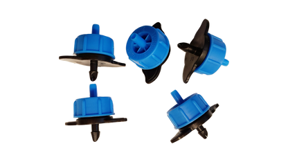 Multiple Turbo Dripper 2L/h non-pressure compensating emitters, blue caps and brown tips
