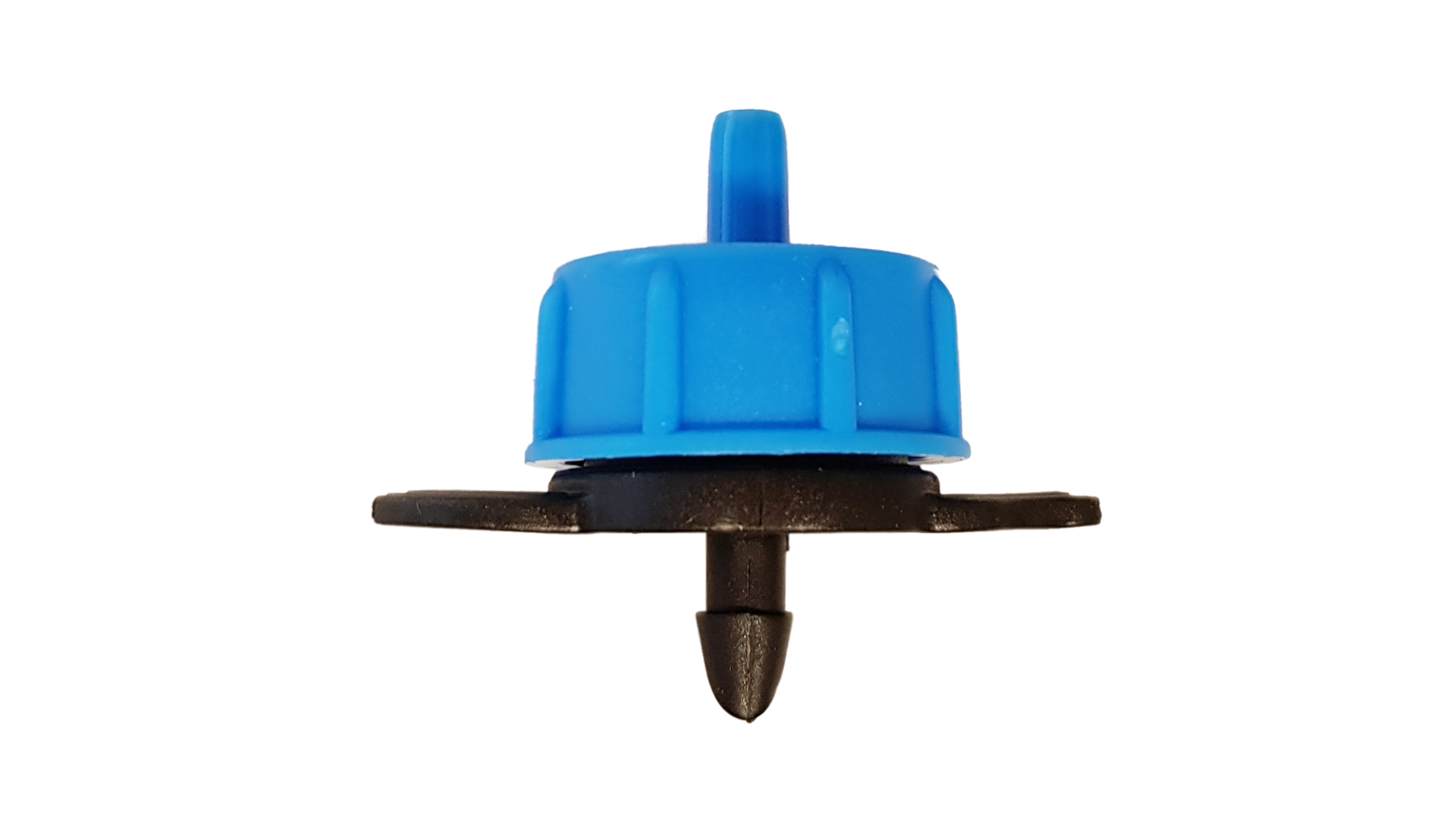 Turbo Dripper 2L/h non-pressure compensating emitter, blue cap with brown insert