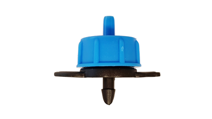 Turbo Dripper 2L/h non-pressure compensating emitter, blue cap with brown insert