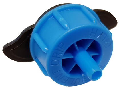 Turbo Dripper 2L/h non-pressure compensating, blue emitter with black insert