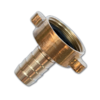 Brass adaptor fitting diagram: 1/2in BSPF to 13mm