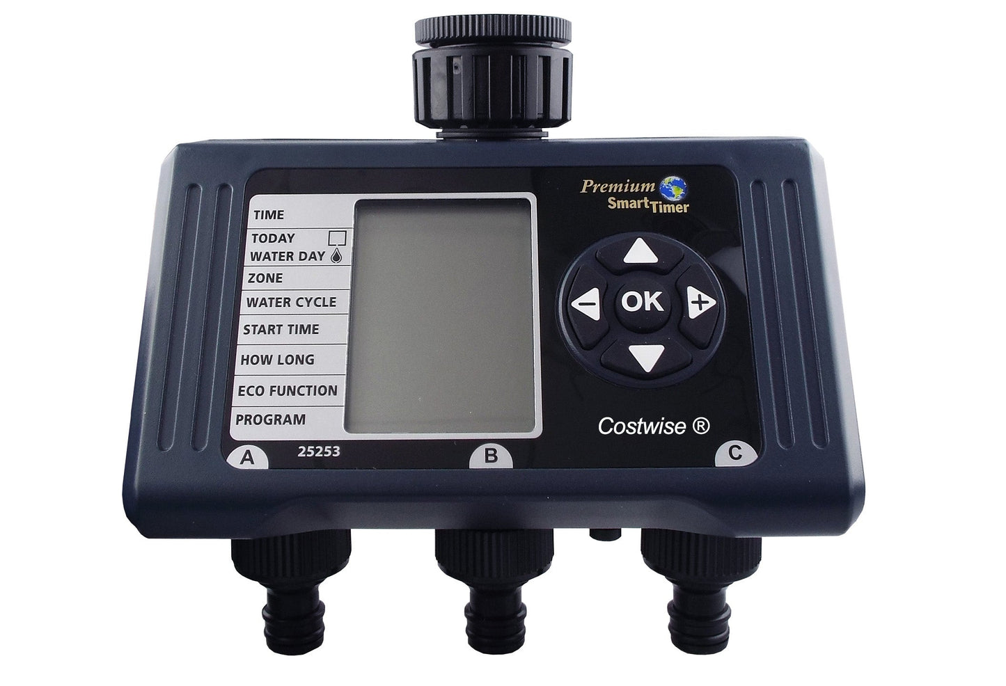 3-Wege-Wasser-Timer mit Display und Tastenfeld (Premium SmartTimer)