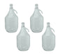 5L Glass demijohns, 4-pack swing-top caps, clear bottles with carry handle