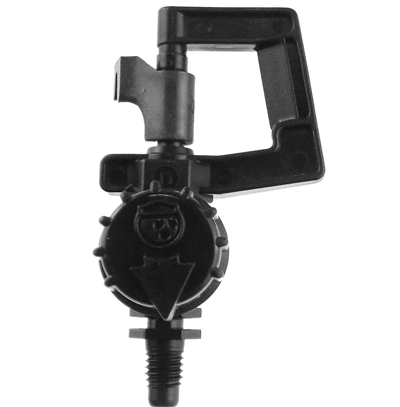 Vari-Rotor Spray 1.5mm black base nozzle with rotor head and mounting bracket