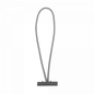 Bungee cord with T-bar end, 6-inch grey elastic strap