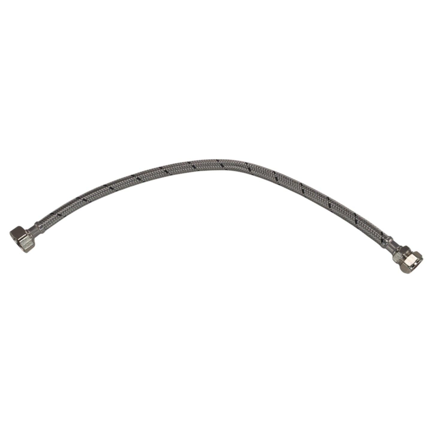 Braided flexi hose with 15mm compression ends