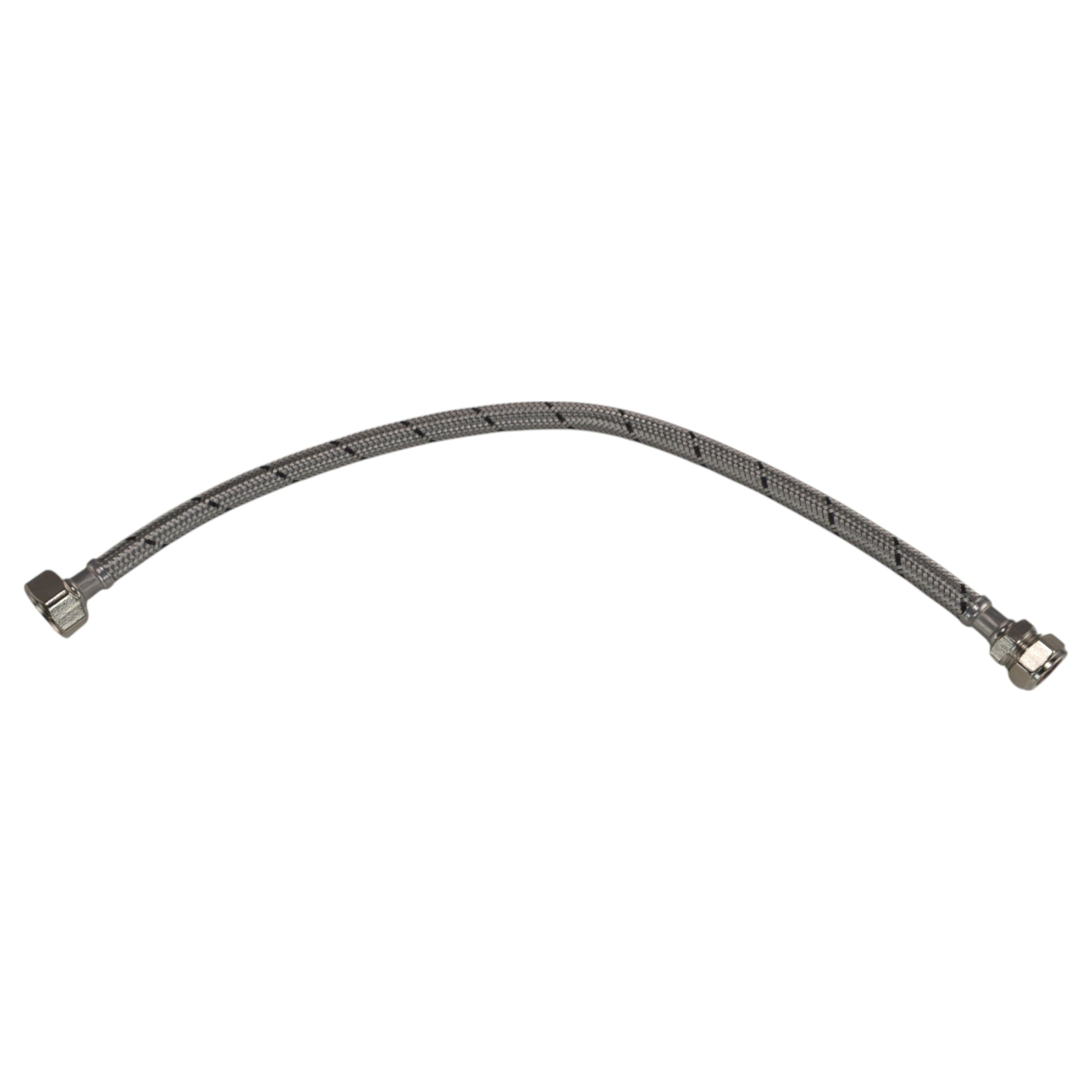 Braided flexi hose with 15mm compression ends