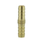 Brass straight joiner, 8 mm push-fit connector with stepped ends