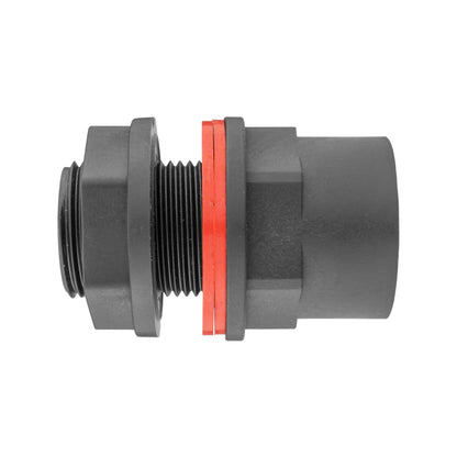 3/4" barb connector with threaded end and red seal ring