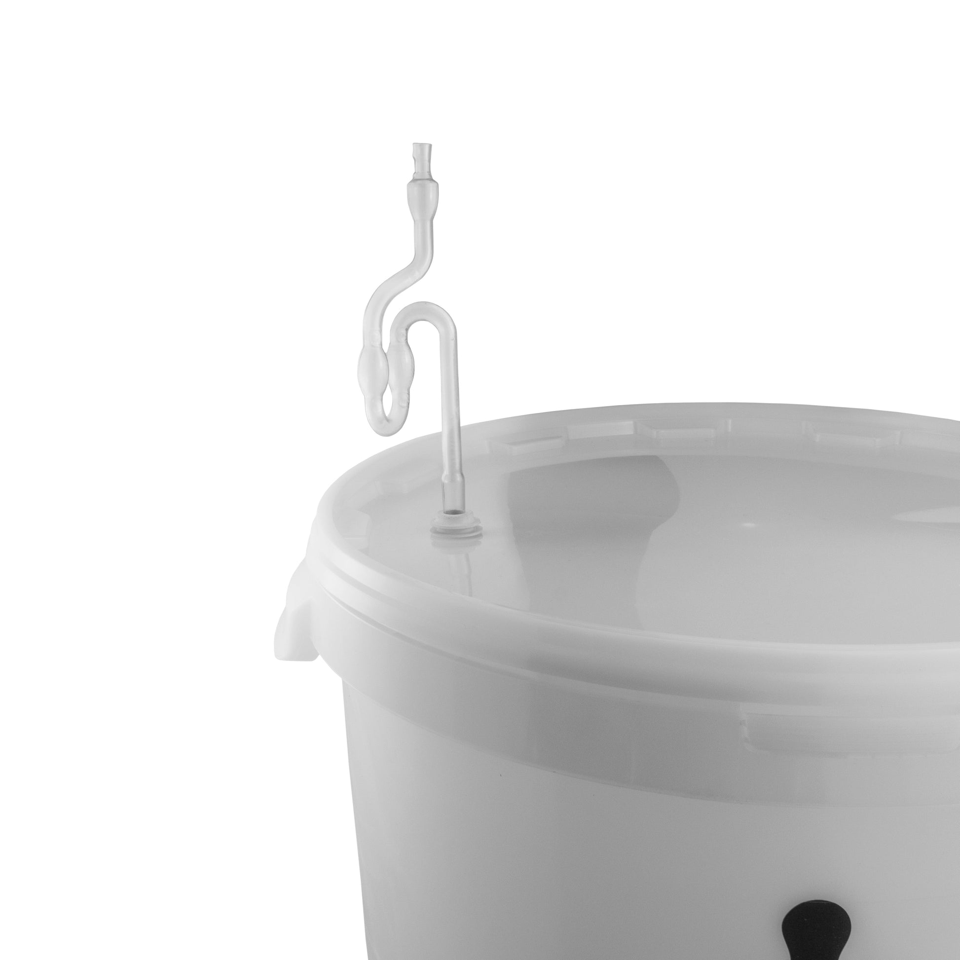 Home Brew Bucket 30L z kranikiem, złącze kranika przy ściance wiadra