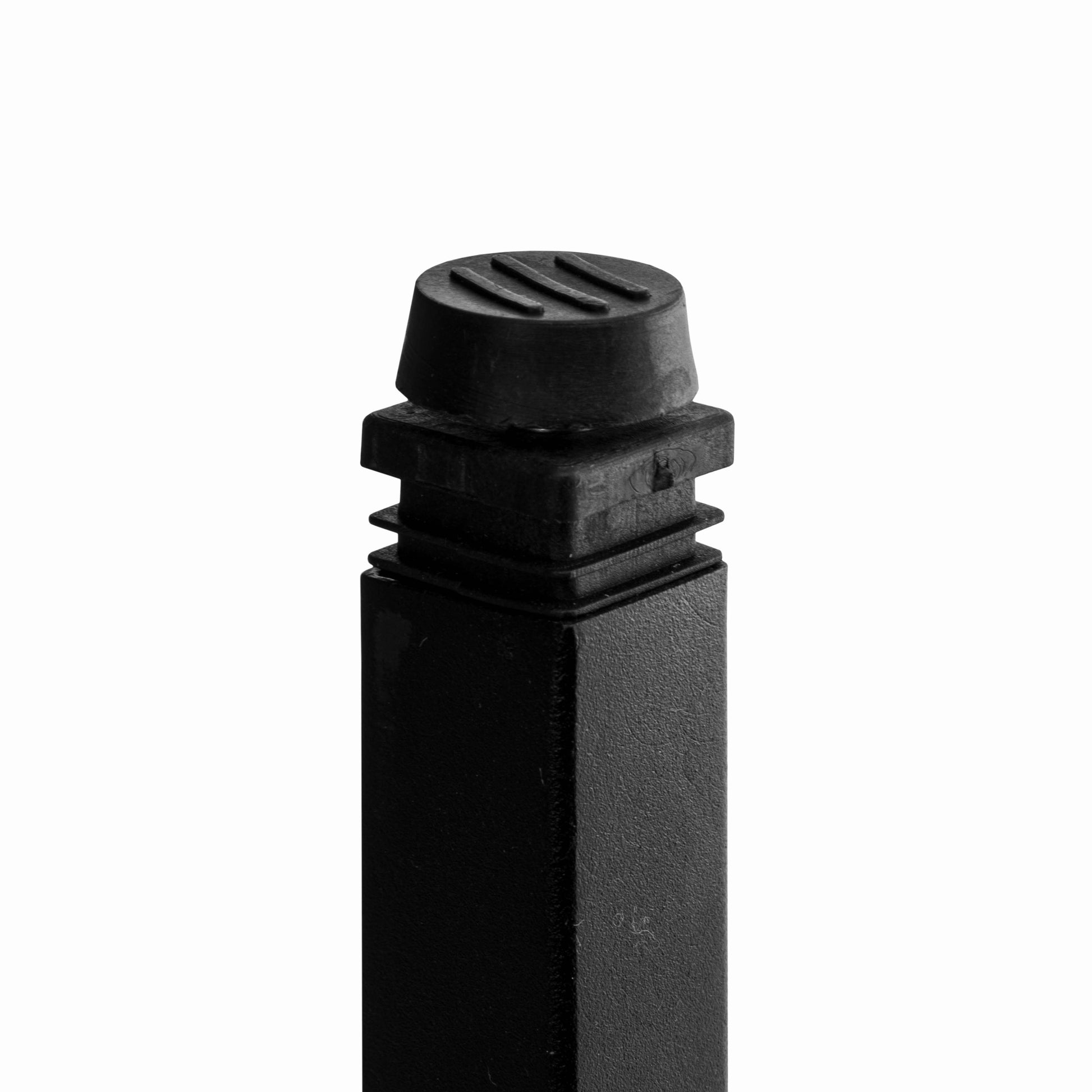 Dog bath tap knob and valve top, dark plastic fitting