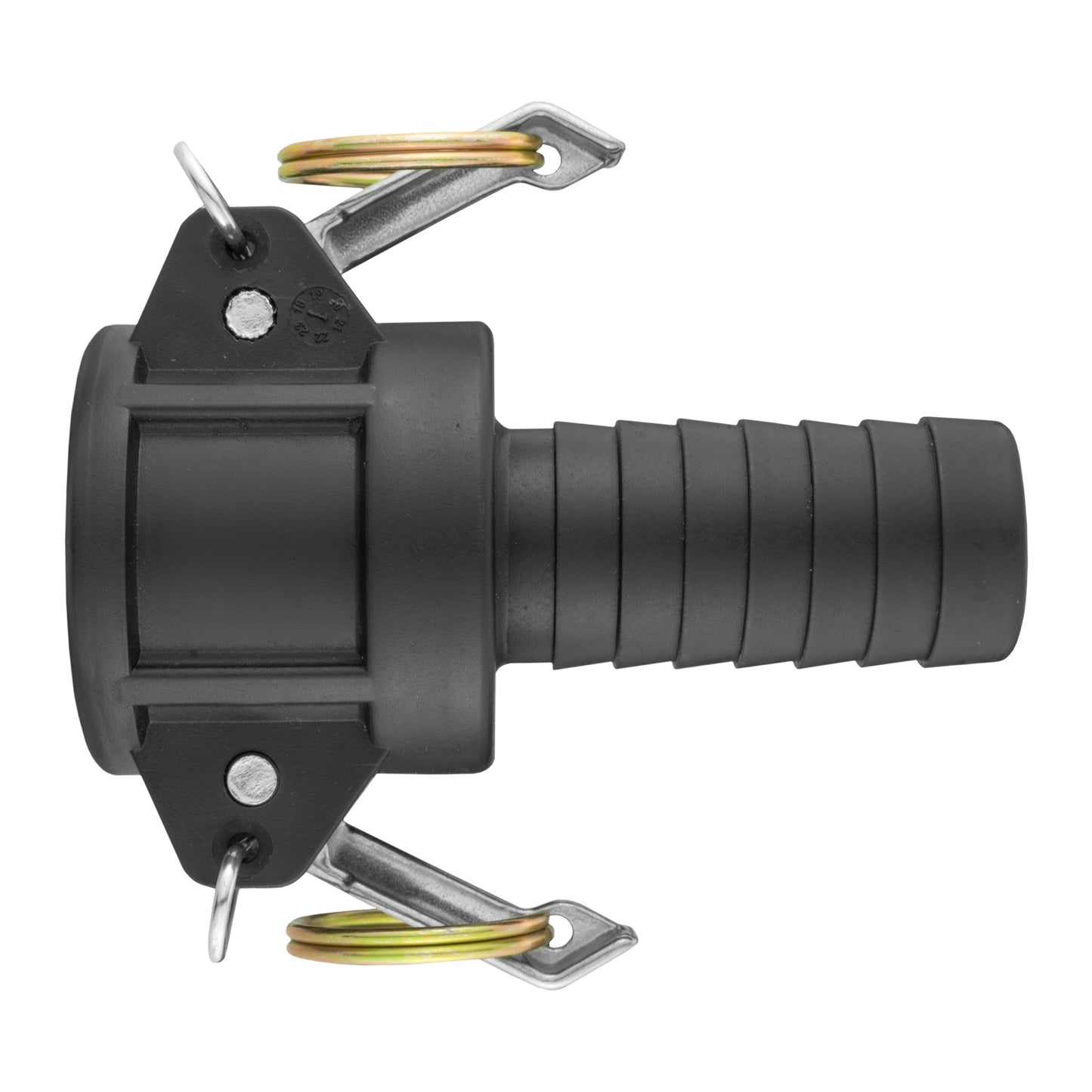 IBC Camlock 1" Type C, offene Verriegelung mit Metallbügel