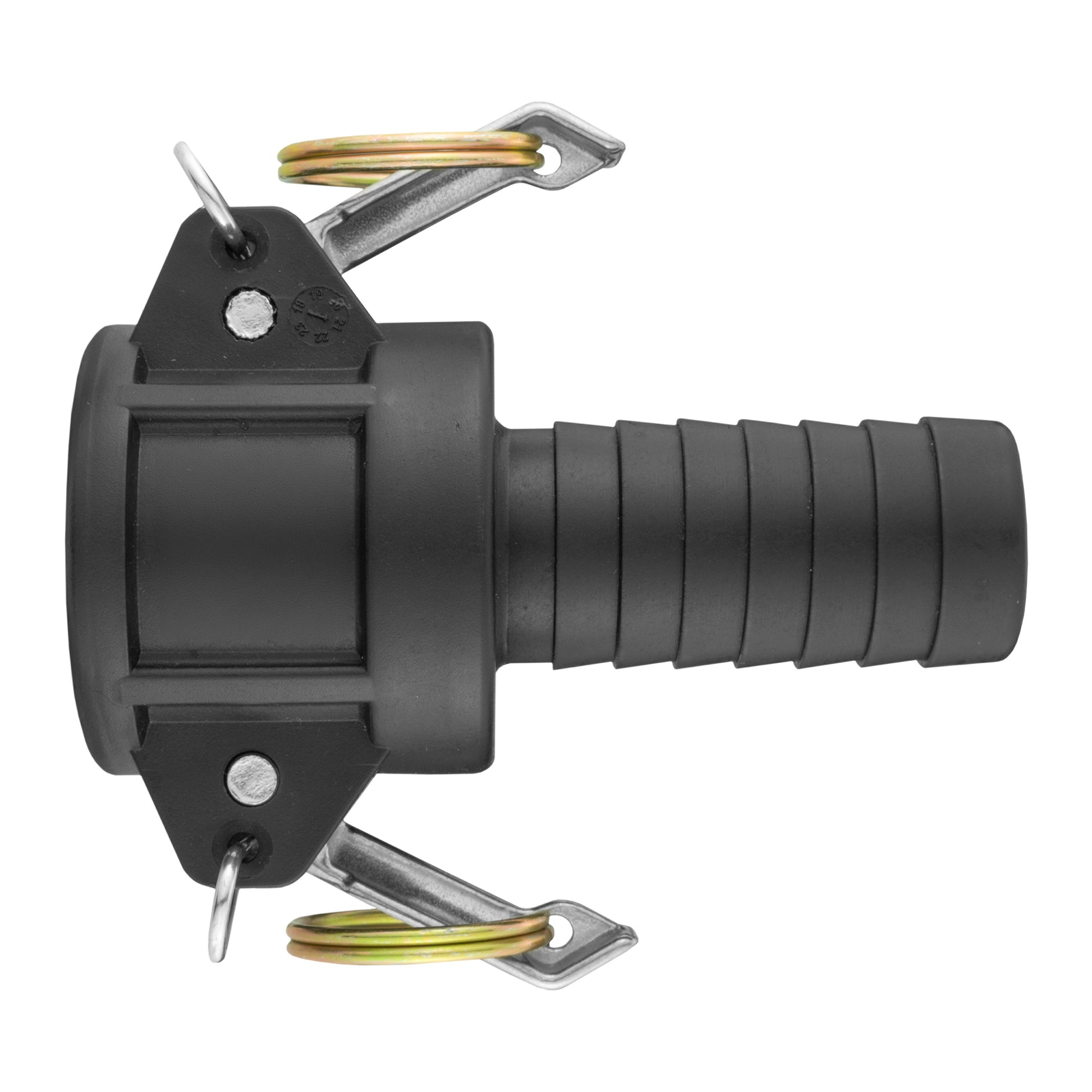 IBC Camlock 1" Type C, offene Verriegelung mit Metallbügel