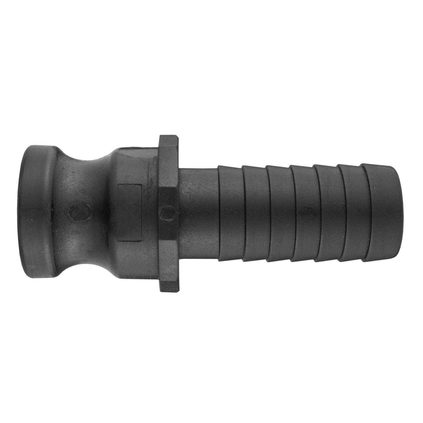 Camlock Type E 1.5" connector with ridged coupling and side locking latch