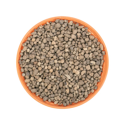 Expanded clay aggregate 4–8 mm, light grey-brown pellets in a bowl