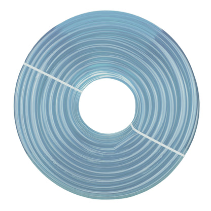 Clear PVC pipe coil, coiled loops with inner bore, internal 14mm, external 18mm
