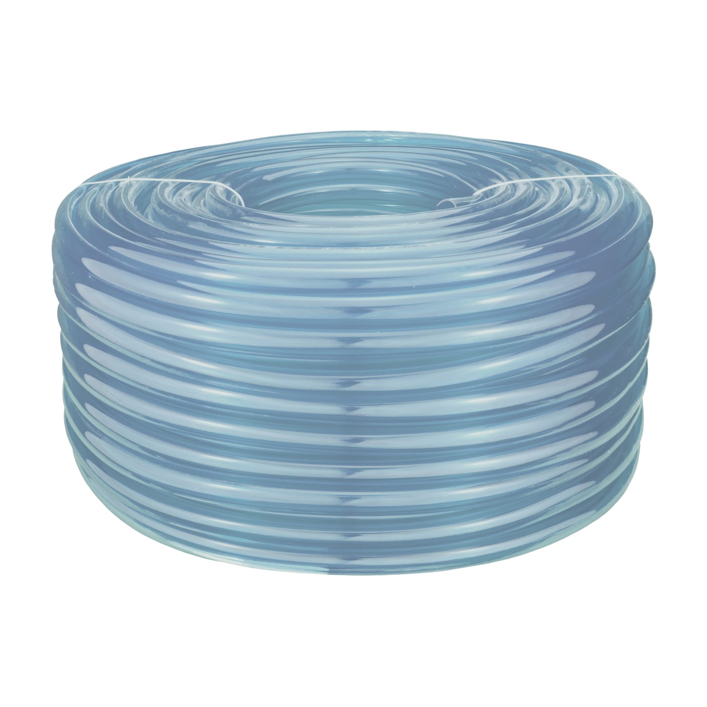 Clear PVC pipe coil, external diameter 18mm with 2mm wall thickness