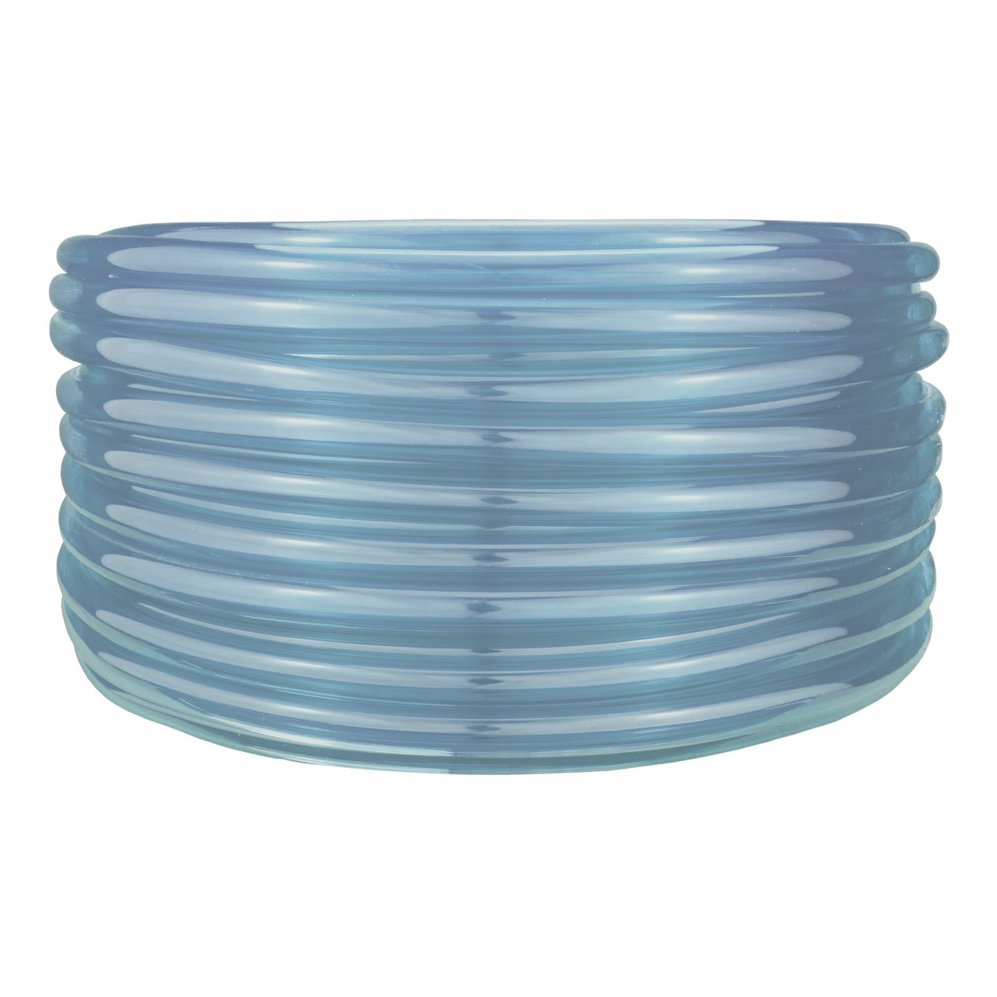 Clear PVC pipe coil with layered turns, internal 14mm, external 18mm