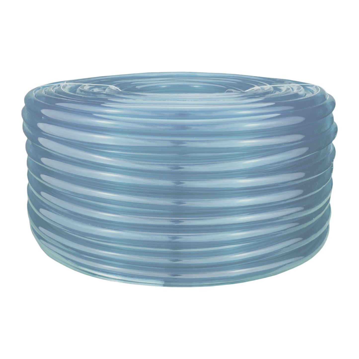 Clear PVC pipe coil marked 14mm x 18mm with 2mm wall thickness