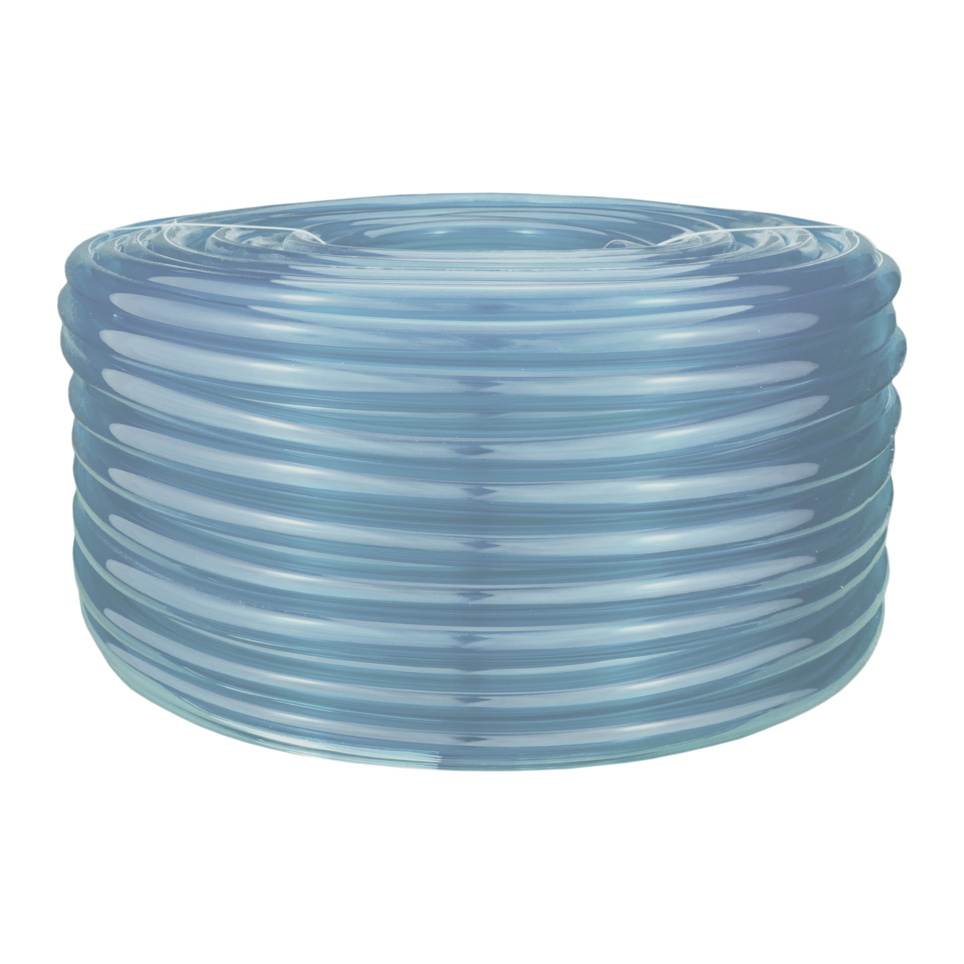 Clear PVC pipe coil marked 14mm x 18mm with 2mm wall thickness