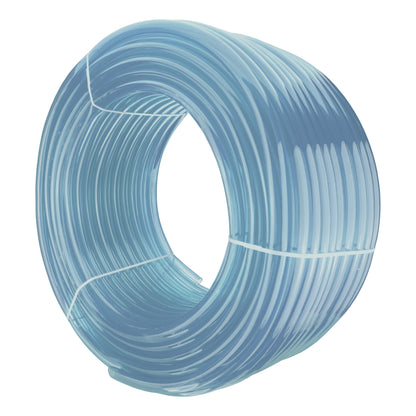 Clear PVC pipe roll, 19mm internal and 24mm external diameter