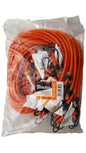 Orange Bungee-Kordel mit Metallhaken, 80 cm, 25-teilig