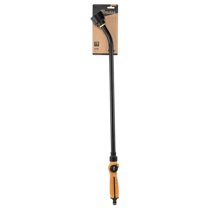 Bewässerungslanze 78 cm mit orange-braunem Korkgriff, schwarzem Rohr und Sieb-Düse