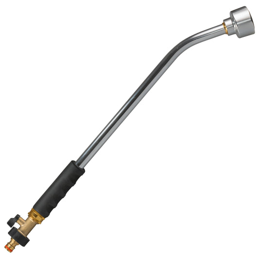 50cm watering lance with brass valve and quick-connect male fitting