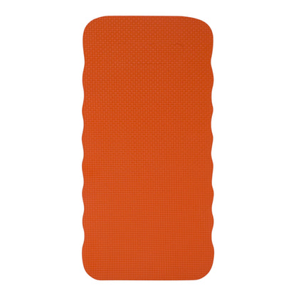 Orange kneeler mat backing, textured foam with smooth edges