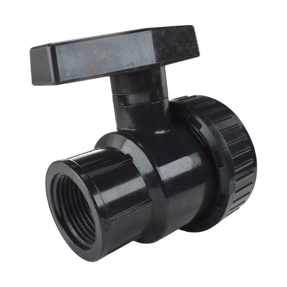 Ventil-Fitting mit Anschlussgewinde und zentralem Vollflussventil