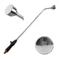 83 cm watering lance with rose shower head and black handle grip
