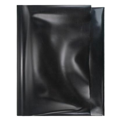 Schwarzes EPDM-Pondliner-Material, glatt und gefaltet