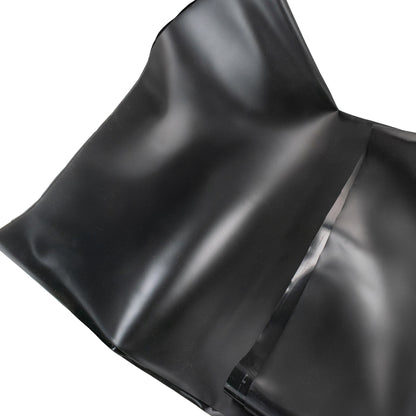 EPDM-Pondliner-Randbereich, schwarzes Material mit Überlappung