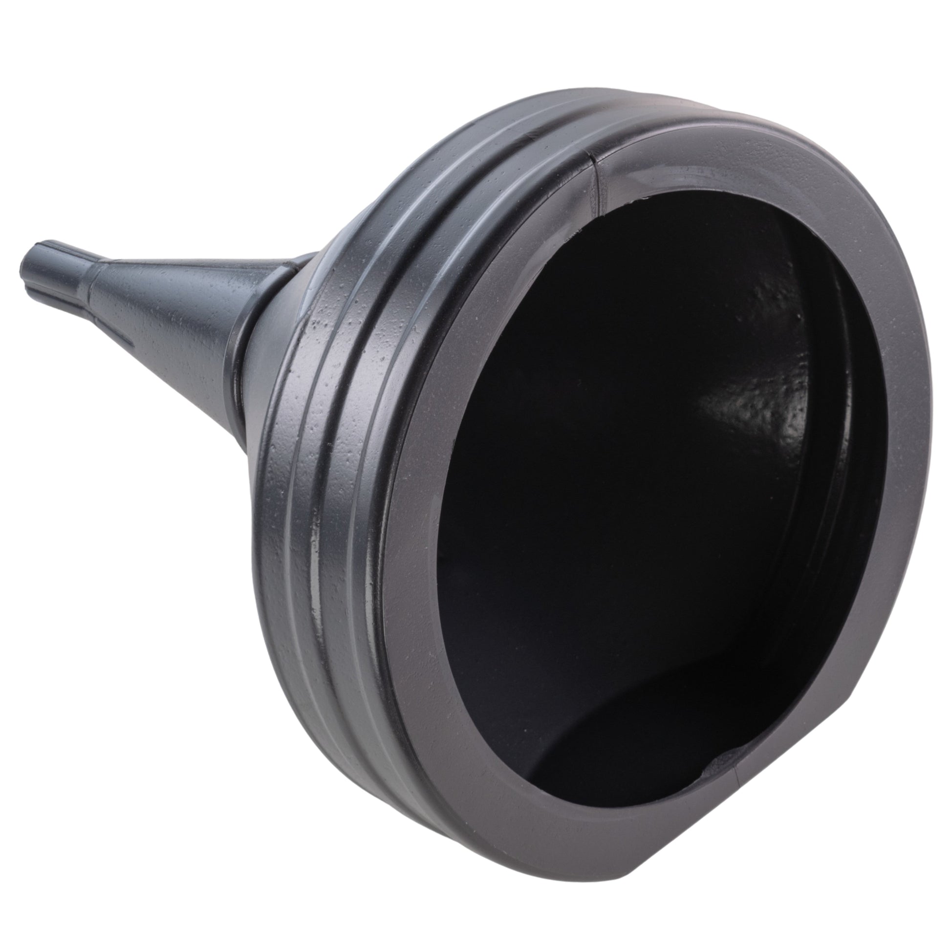 Fuel funnel 21cm front view with wide circular opening