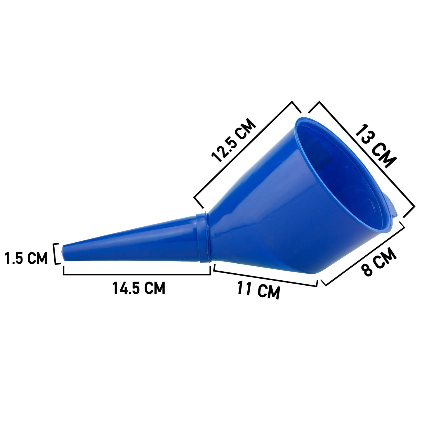Blauer Kraftstofftrichter Maße: 14,5×11×12,5 cm
