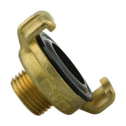 Wall flange kit 20mm: brass valve flange with black rubber seal and outlet end
