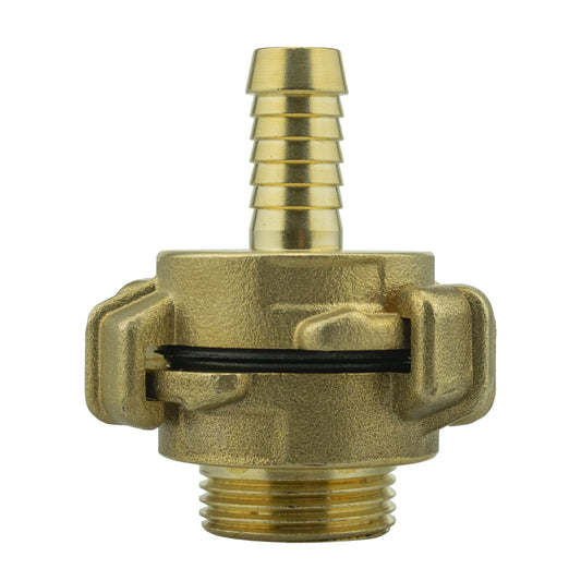Geka Type brass claw set, 13mm barbed outlet, 3/4" BSP male connector