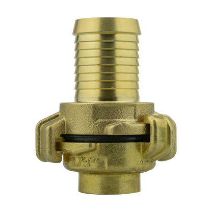 25mm barbed claw set, 1/2in BSP female, brass connector with black seal
