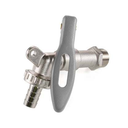 1/2" water butt tap kit: lever handle, hose barb, lever lock & drill bit